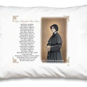 St Elizabeth Ann Seton Pillow Case - English
